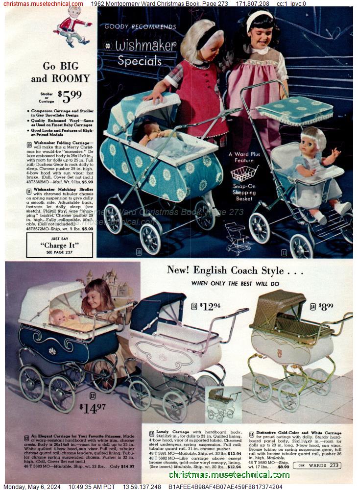 1962 Montgomery Ward Christmas Book, Page 273