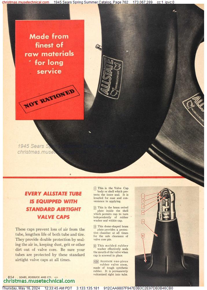 1945 Sears Spring Summer Catalog, Page 762