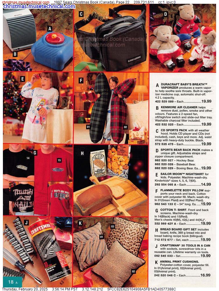 1997 Sears Christmas Book (Canada), Page 22