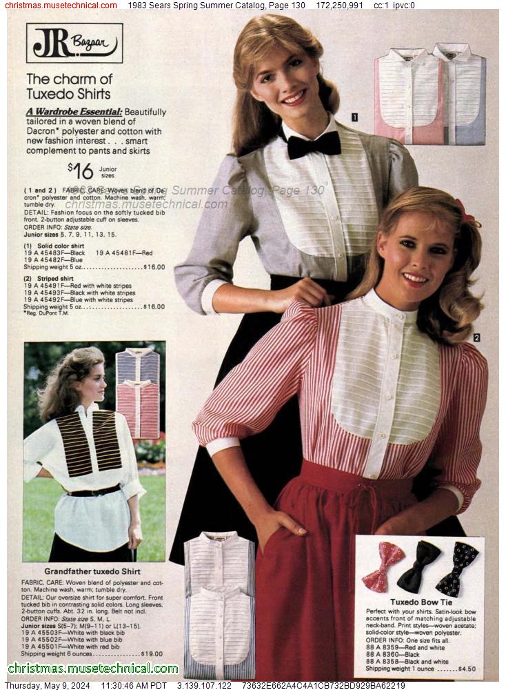 1983 Sears Spring Summer Catalog, Page 130