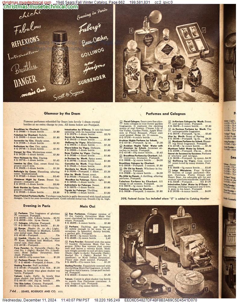 1946 Sears Fall Winter Catalog, Page 662