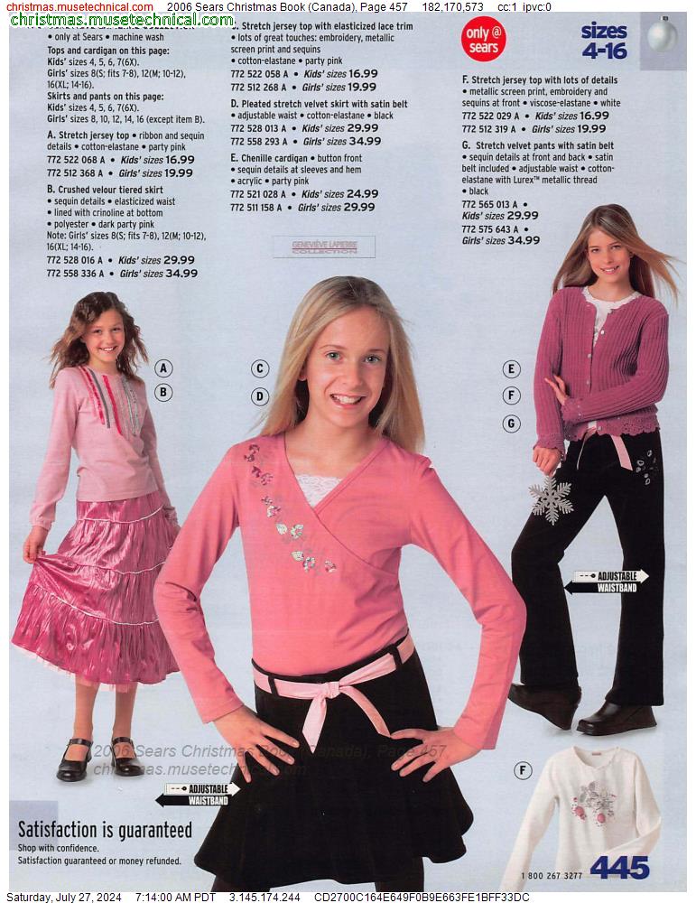 2006 Sears Christmas Book (Canada), Page 457
