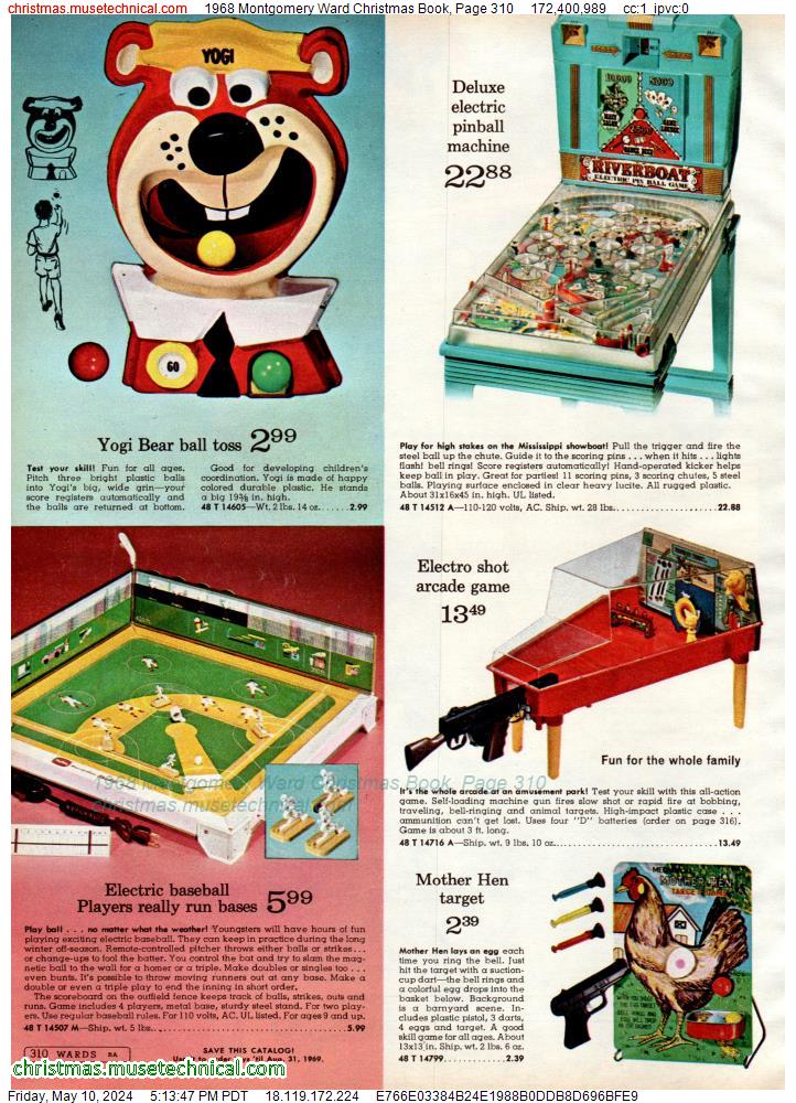 1968 Montgomery Ward Christmas Book, Page 310