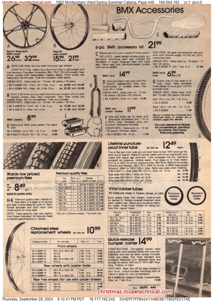 1982 Montgomery Ward Spring Summer Catalog, Page 449