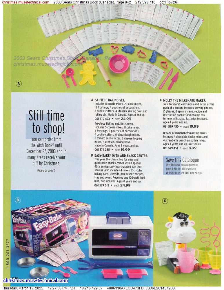 2003 Sears Christmas Book (Canada), Page 842