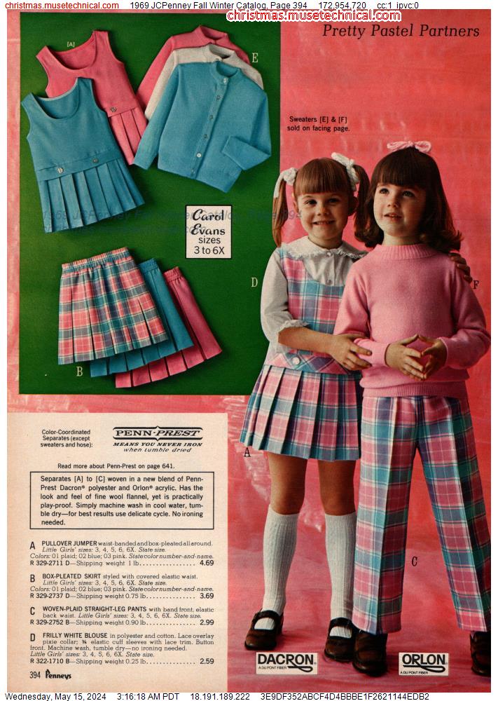 1969 JCPenney Fall Winter Catalog, Page 394