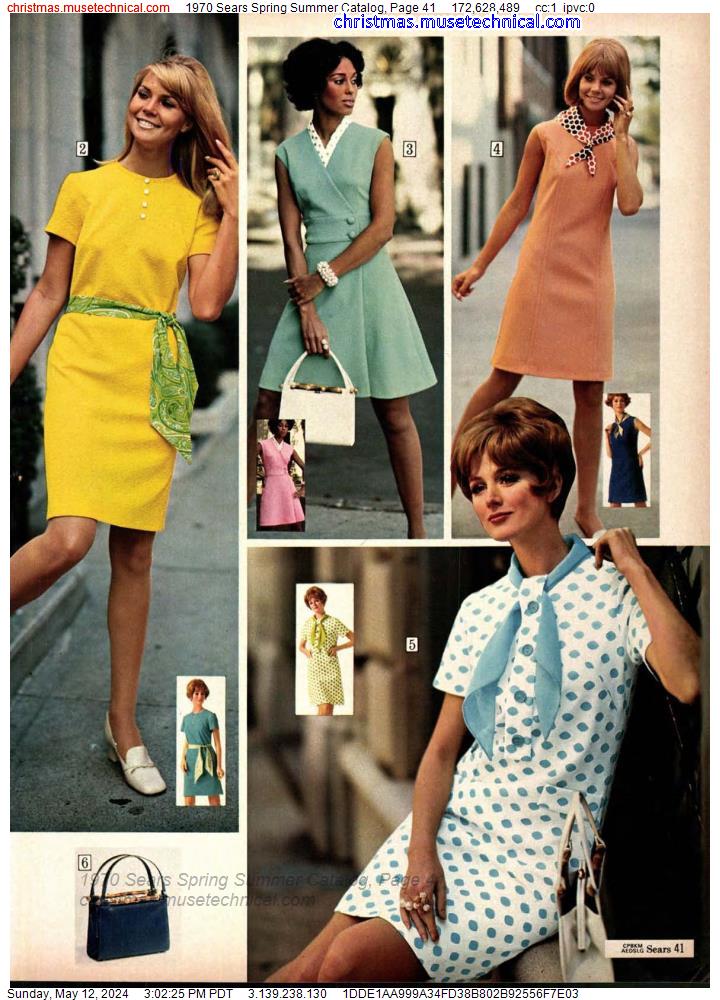 1970 Sears Spring Summer Catalog, Page 41