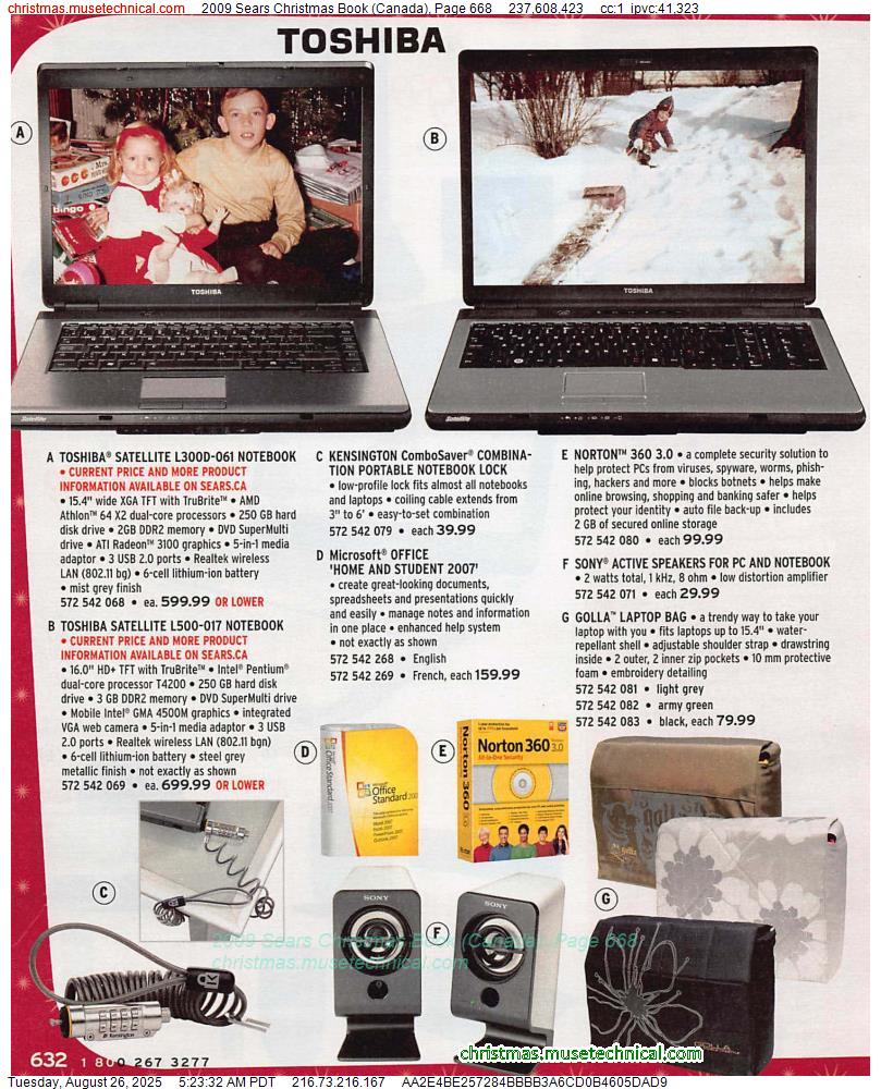 2009 Sears Christmas Book (Canada), Page 668