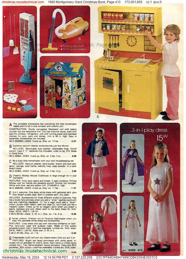 1980 Montgomery Ward Christmas Book, Page 413
