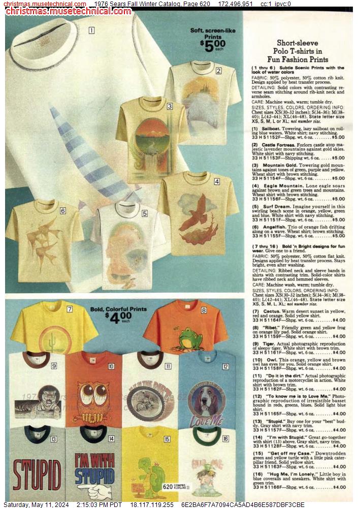 1976 Sears Fall Winter Catalog, Page 620