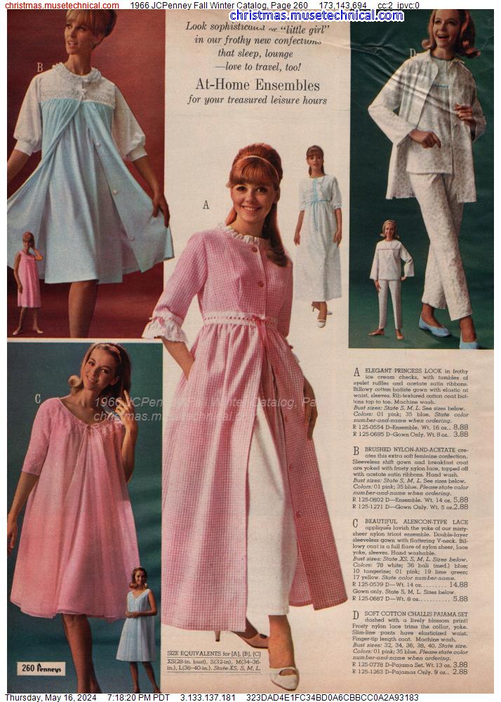 1966 JCPenney Fall Winter Catalog, Page 260