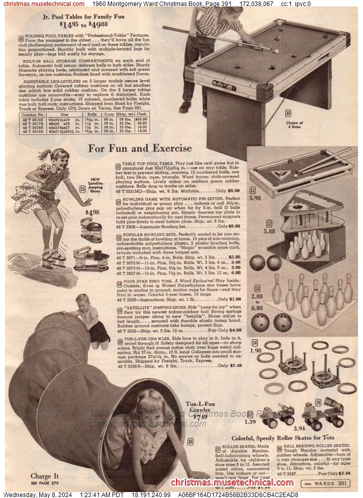 1960 Montgomery Ward Christmas Book, Page 391
