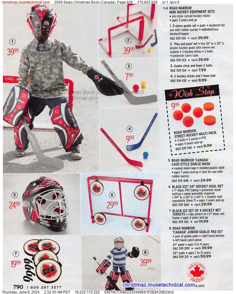 2009 Sears Christmas Book (Canada), Page 826