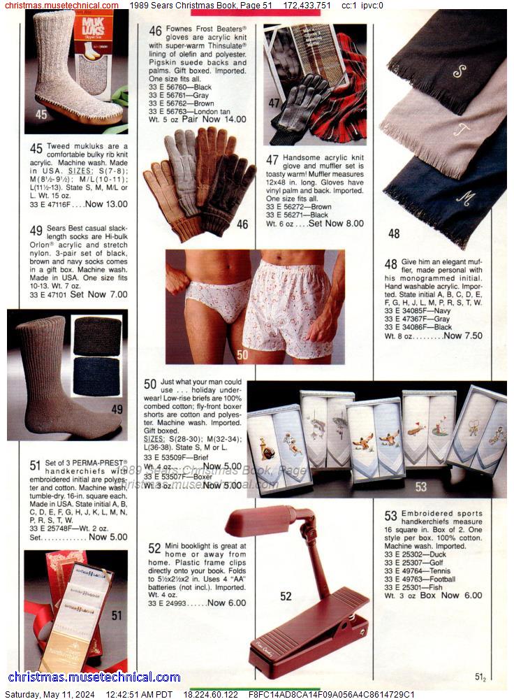 1989 Sears Christmas Book, Page 51