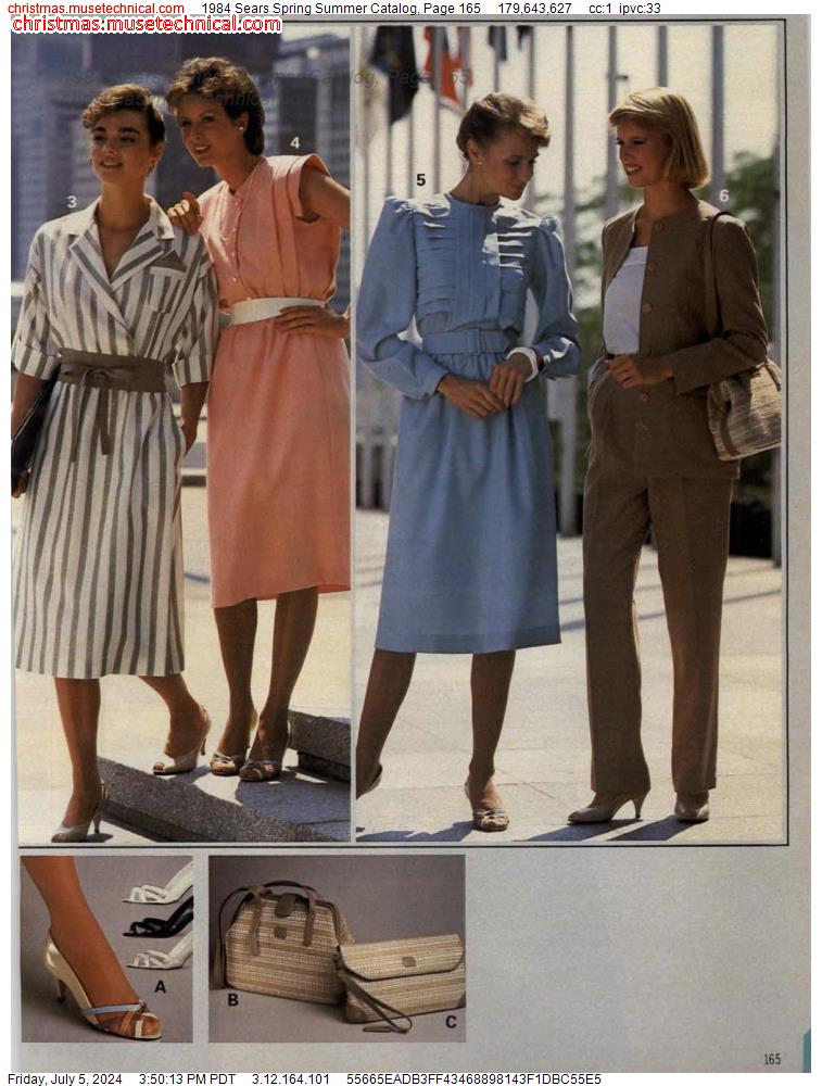 1984 Sears Spring Summer Catalog, Page 165