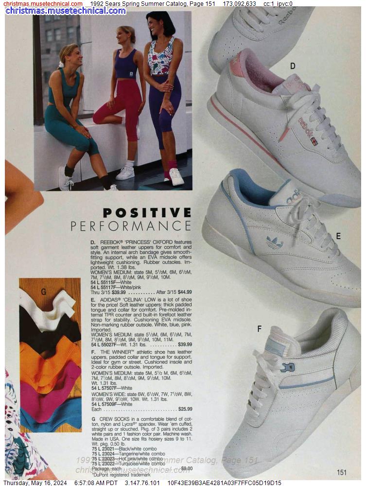 1992 Sears Spring Summer Catalog, Page 151