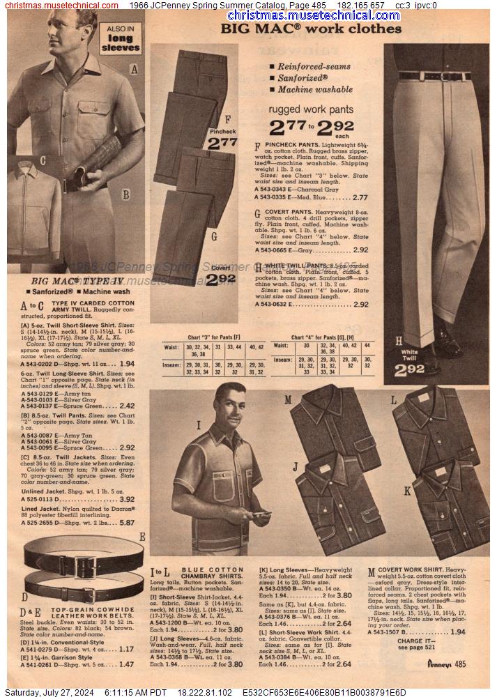 1966 JCPenney Spring Summer Catalog, Page 485