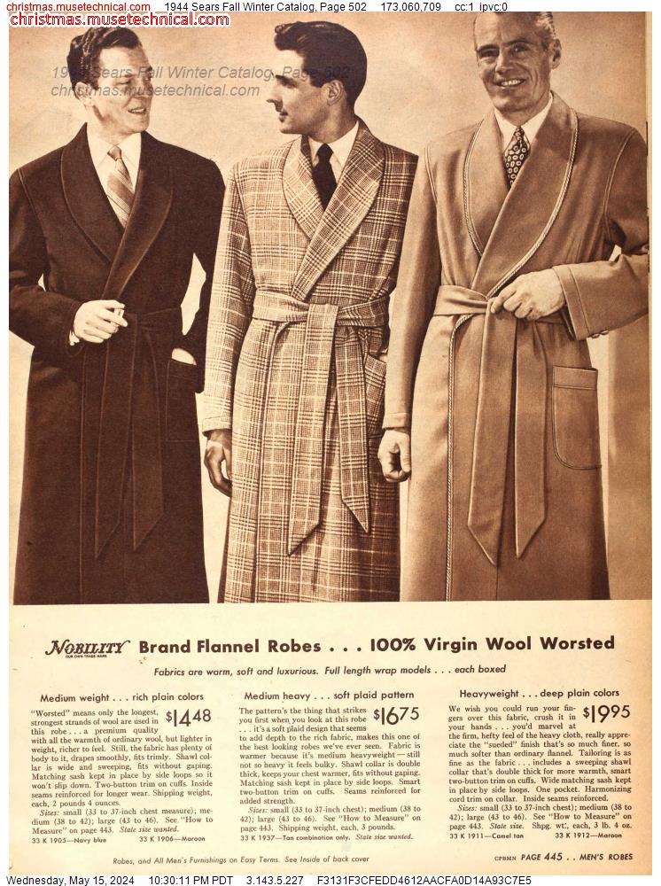 1944 Sears Fall Winter Catalog, Page 502