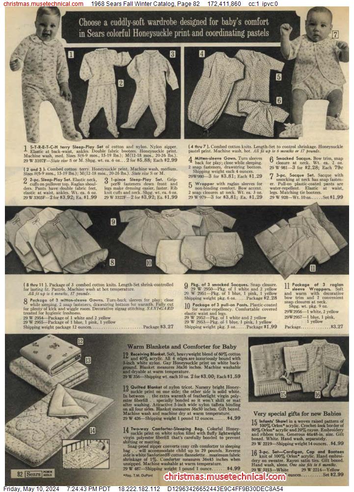 1968 Sears Fall Winter Catalog, Page 82