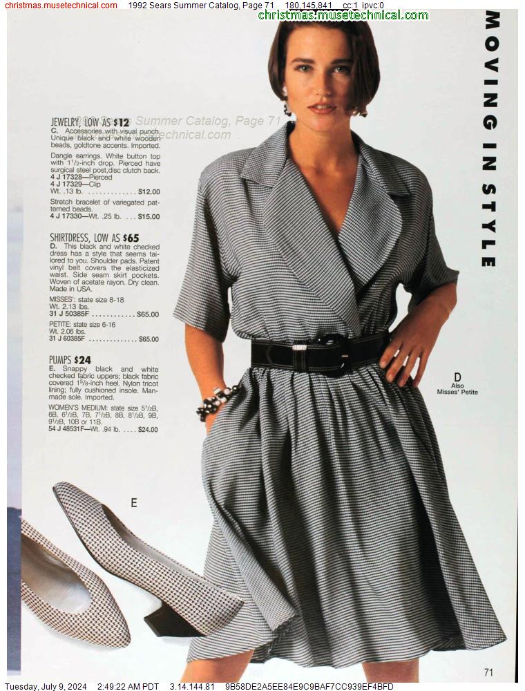 1992 Sears Summer Catalog, Page 71