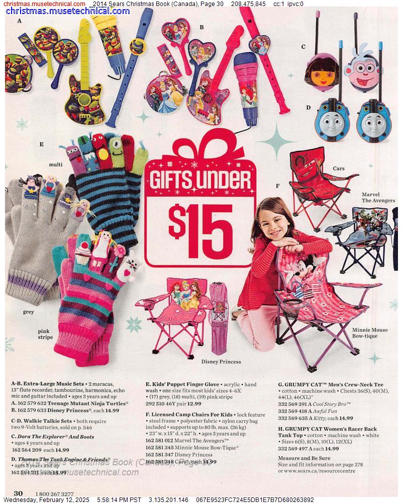 2014 Sears Christmas Book (Canada), Page 30