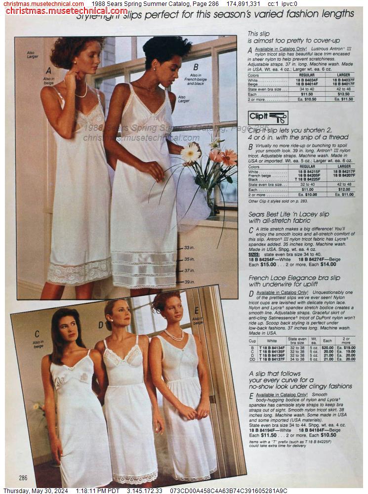 1988 Sears Spring Summer Catalog, Page 286