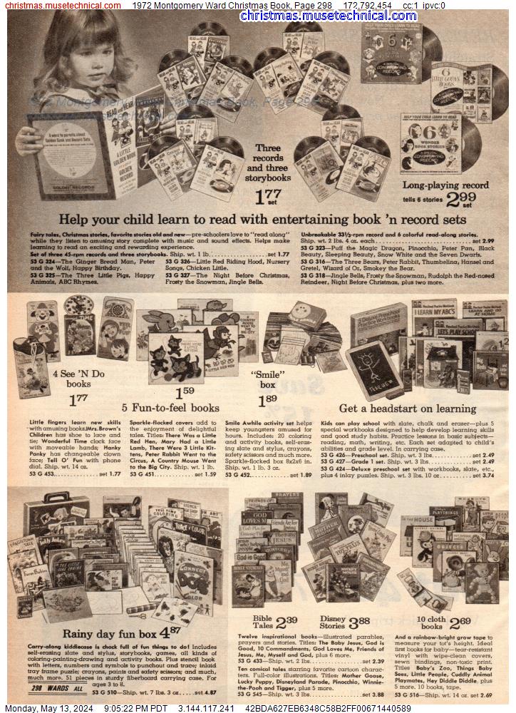 1972 Montgomery Ward Christmas Book, Page 298