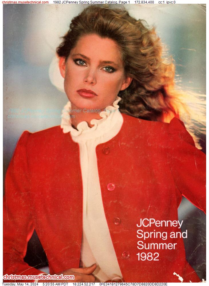 1982 JCPenney Spring Summer Catalog, Page 1