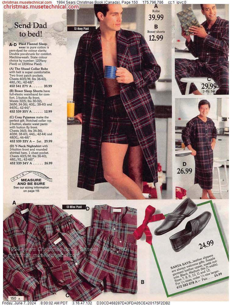 1994 Sears Christmas Book (Canada), Page 150