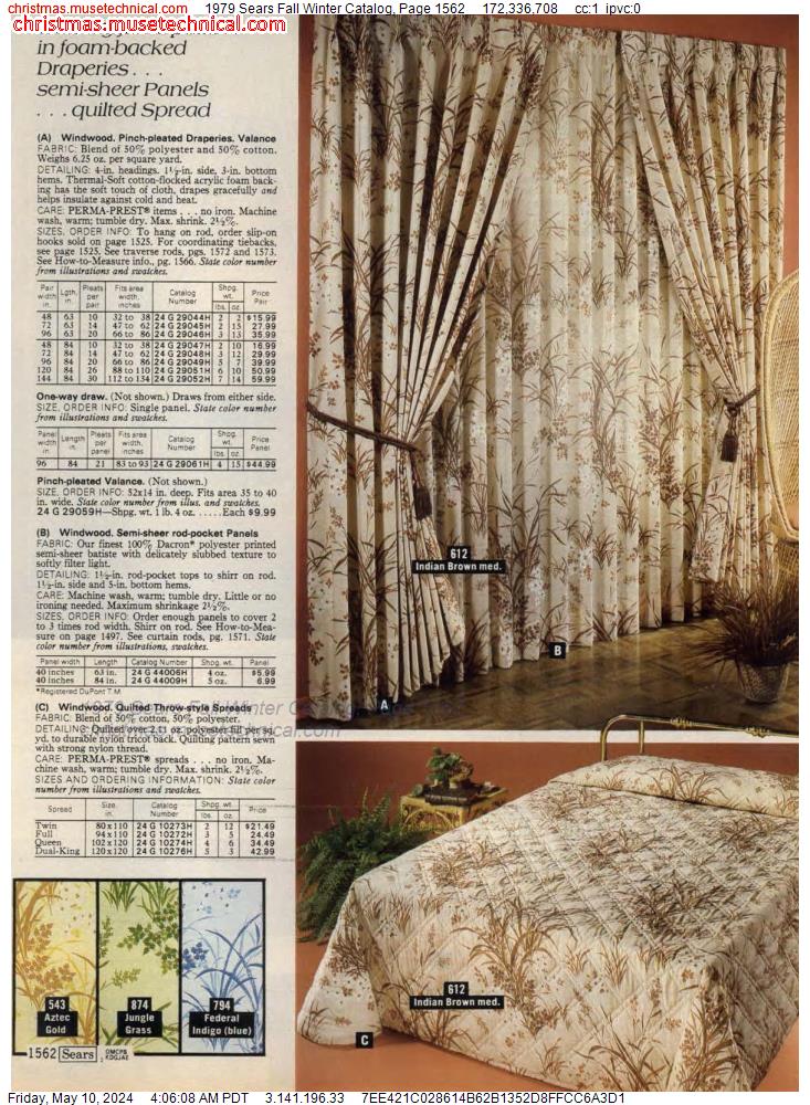 1979 Sears Fall Winter Catalog, Page 1562