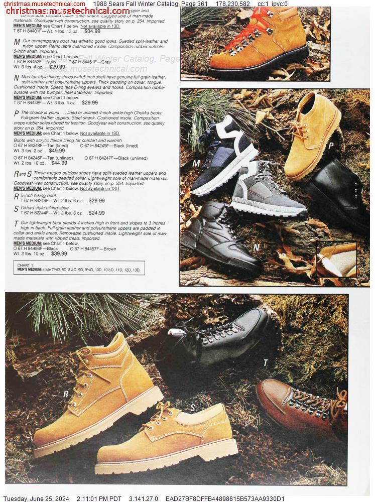 1988 Sears Fall Winter Catalog, Page 361