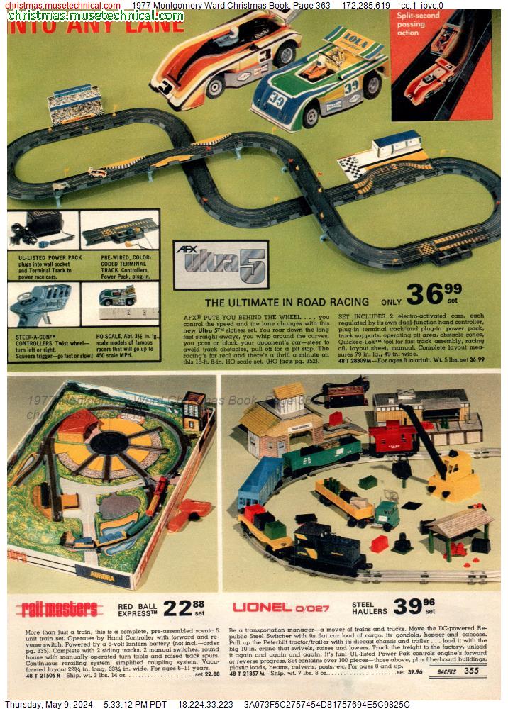 1977 Montgomery Ward Christmas Book, Page 363