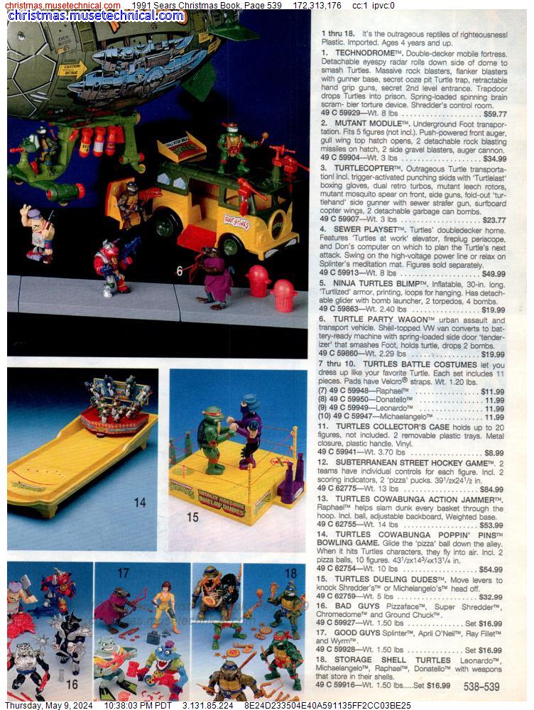 1991 Sears Christmas Book, Page 539