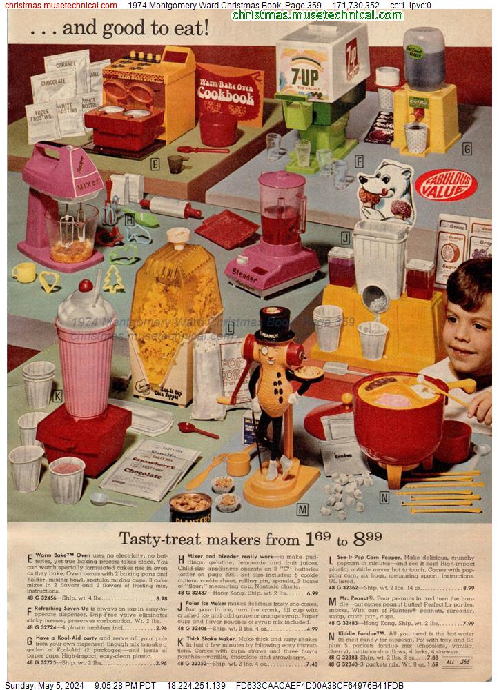 1974 Montgomery Ward Christmas Book, Page 359