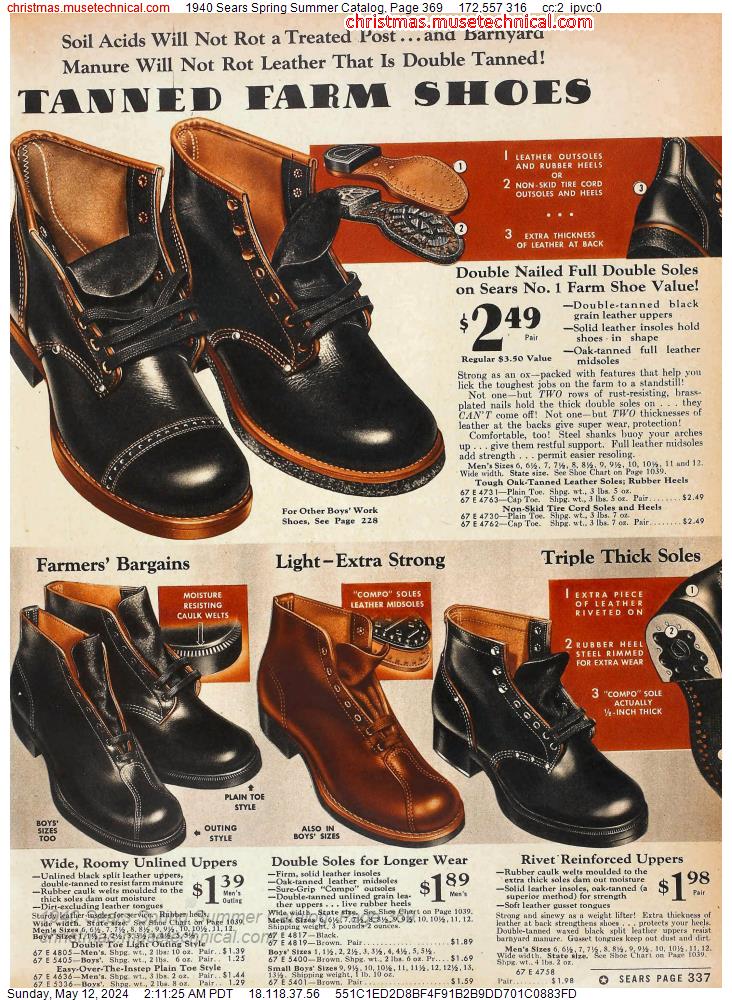 1940 Sears Spring Summer Catalog, Page 369