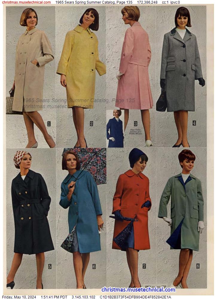 1965 Sears Spring Summer Catalog, Page 135