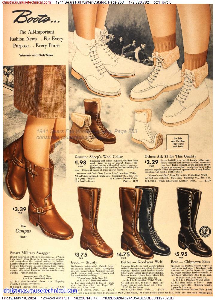 1941 Sears Fall Winter Catalog, Page 253