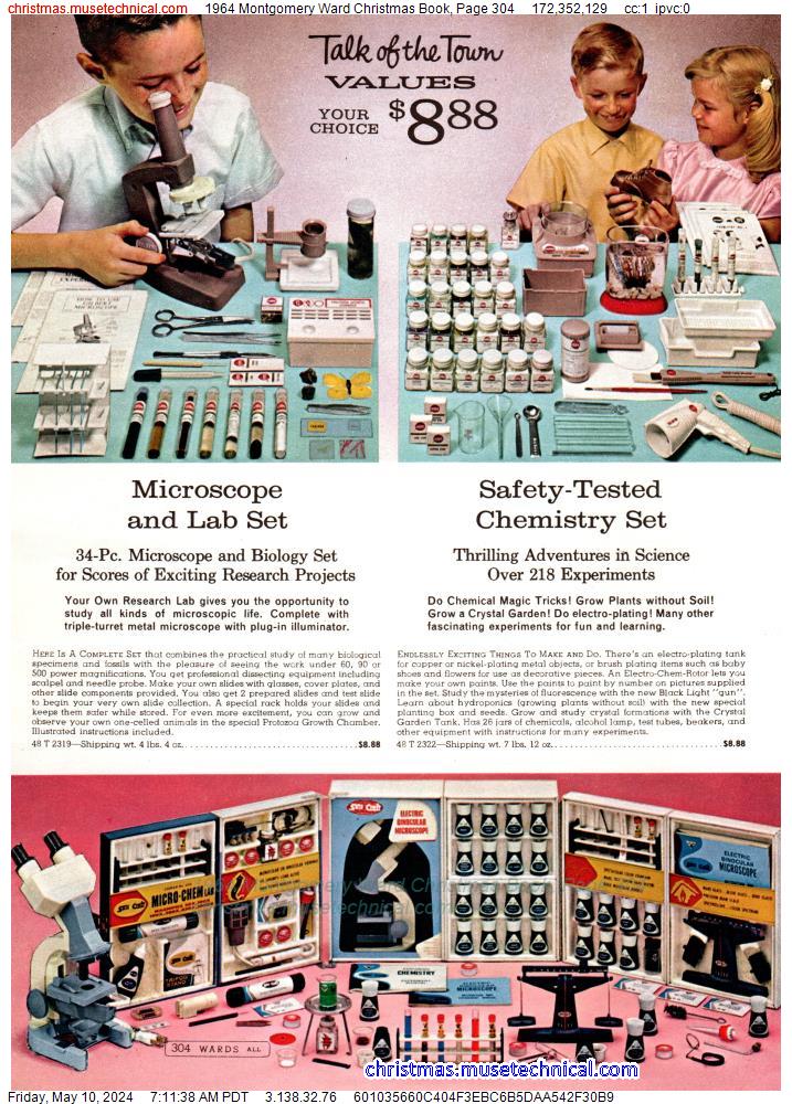 1964 Montgomery Ward Christmas Book, Page 304