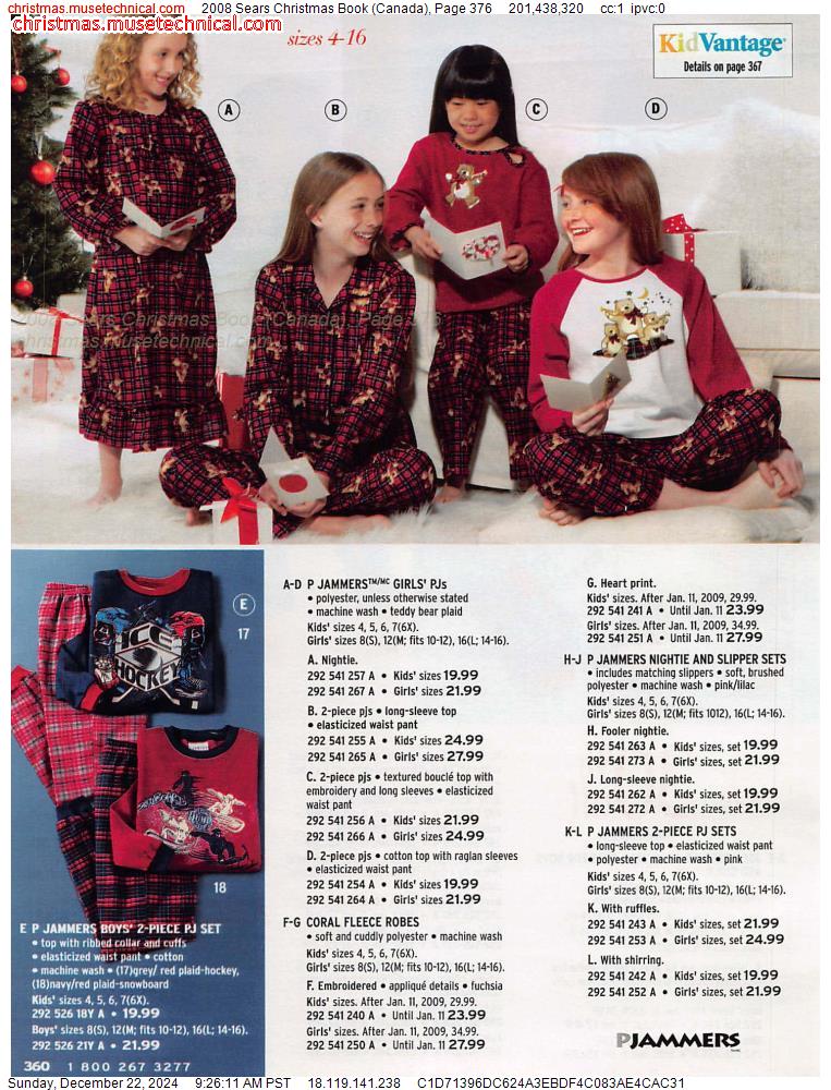 2008 Sears Christmas Book (Canada), Page 376