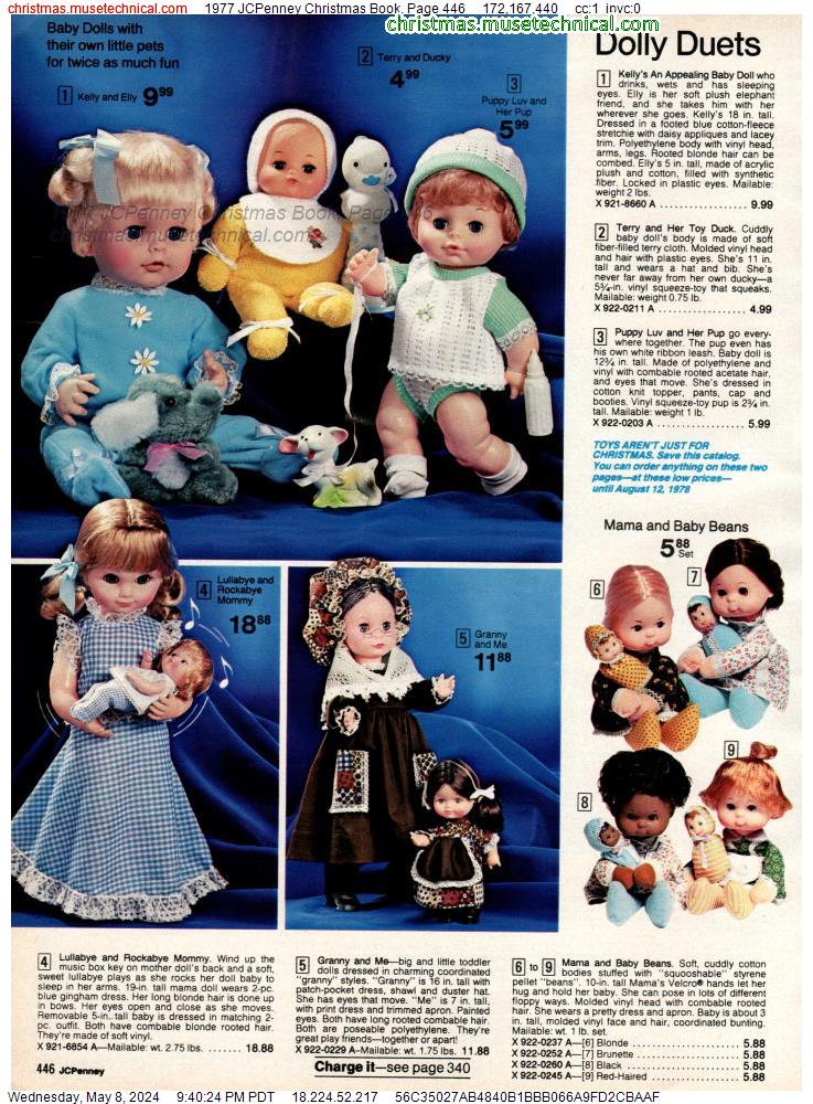 1977 JCPenney Christmas Book, Page 446