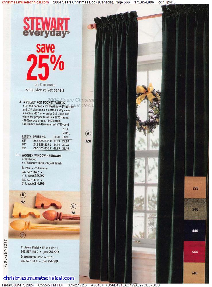 2004 Sears Christmas Book (Canada), Page 566