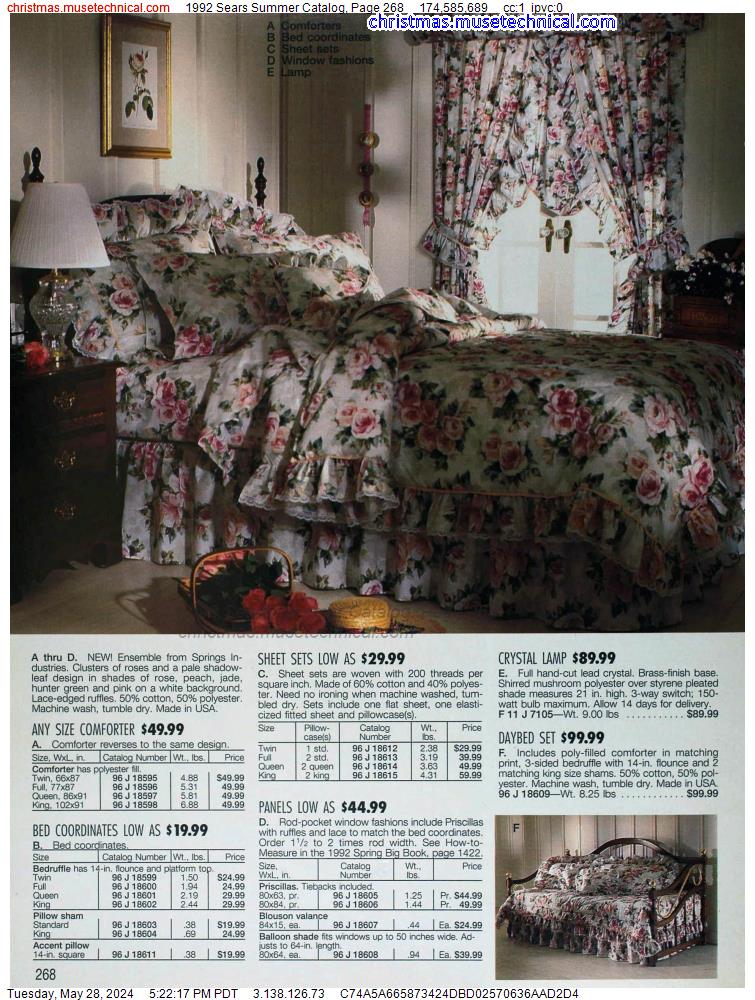1992 Sears Summer Catalog, Page 268