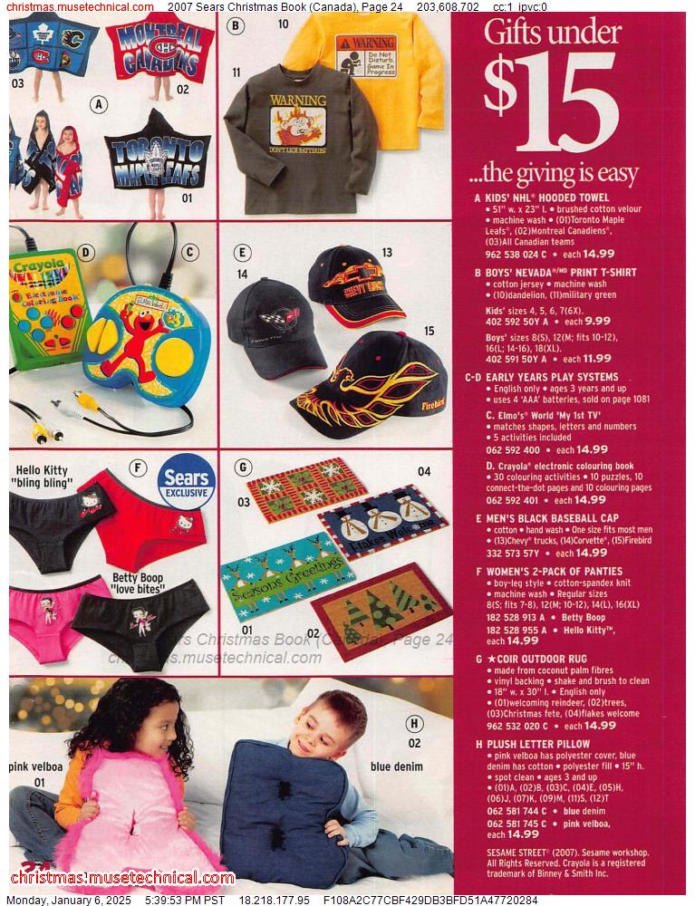 2007 Sears Christmas Book (Canada), Page 24