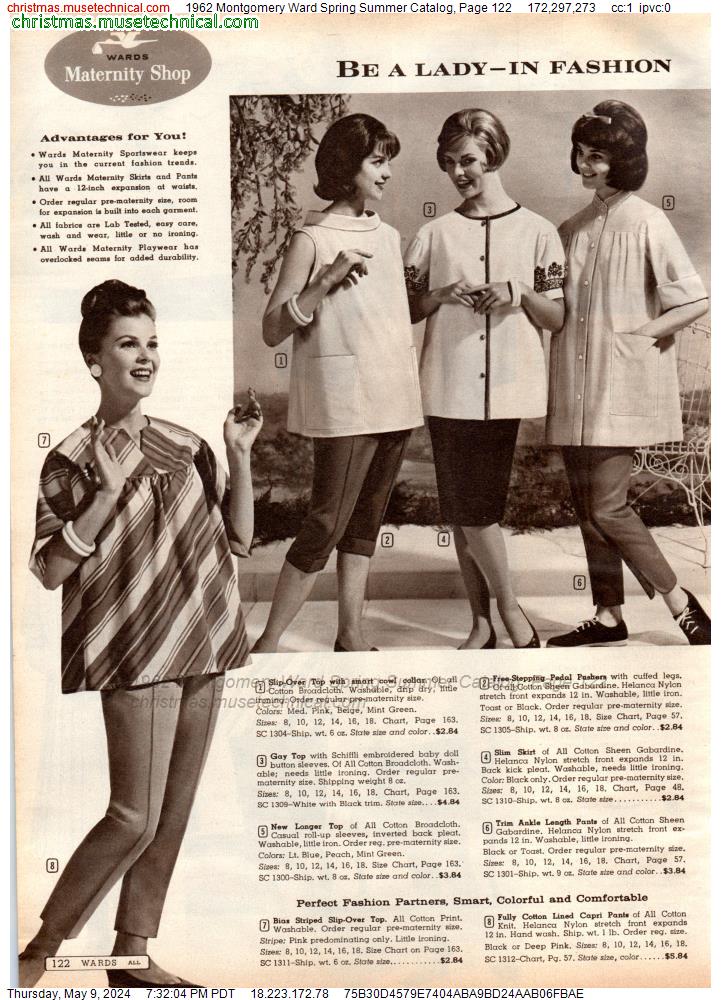 1962 Montgomery Ward Spring Summer Catalog, Page 122