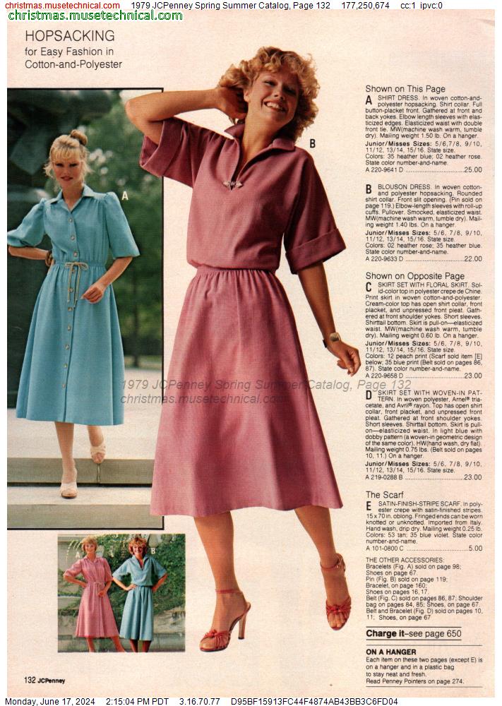 1979 JCPenney Spring Summer Catalog, Page 132