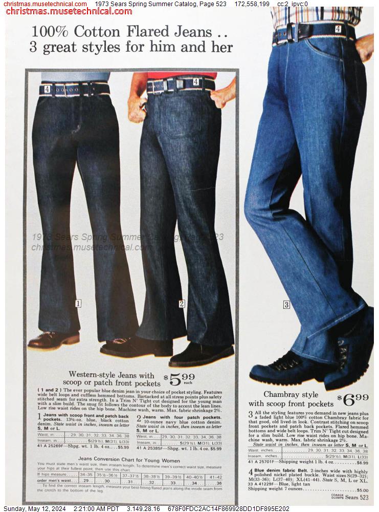 1973 Sears Spring Summer Catalog, Page 523