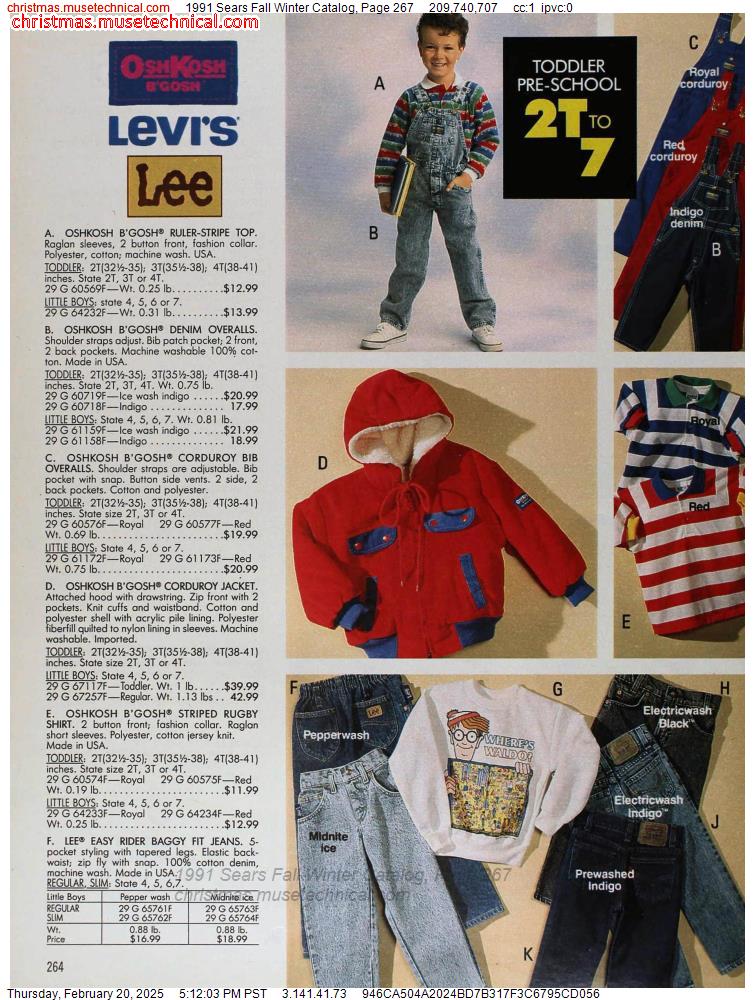 1991 Sears Fall Winter Catalog, Page 267