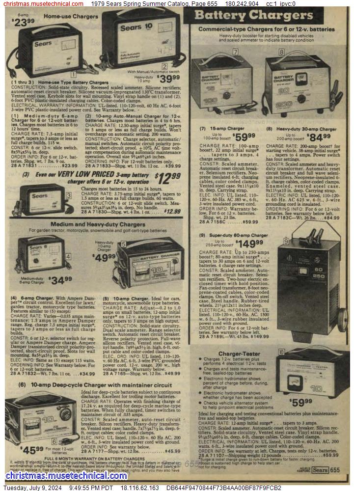 1979 Sears Spring Summer Catalog, Page 655