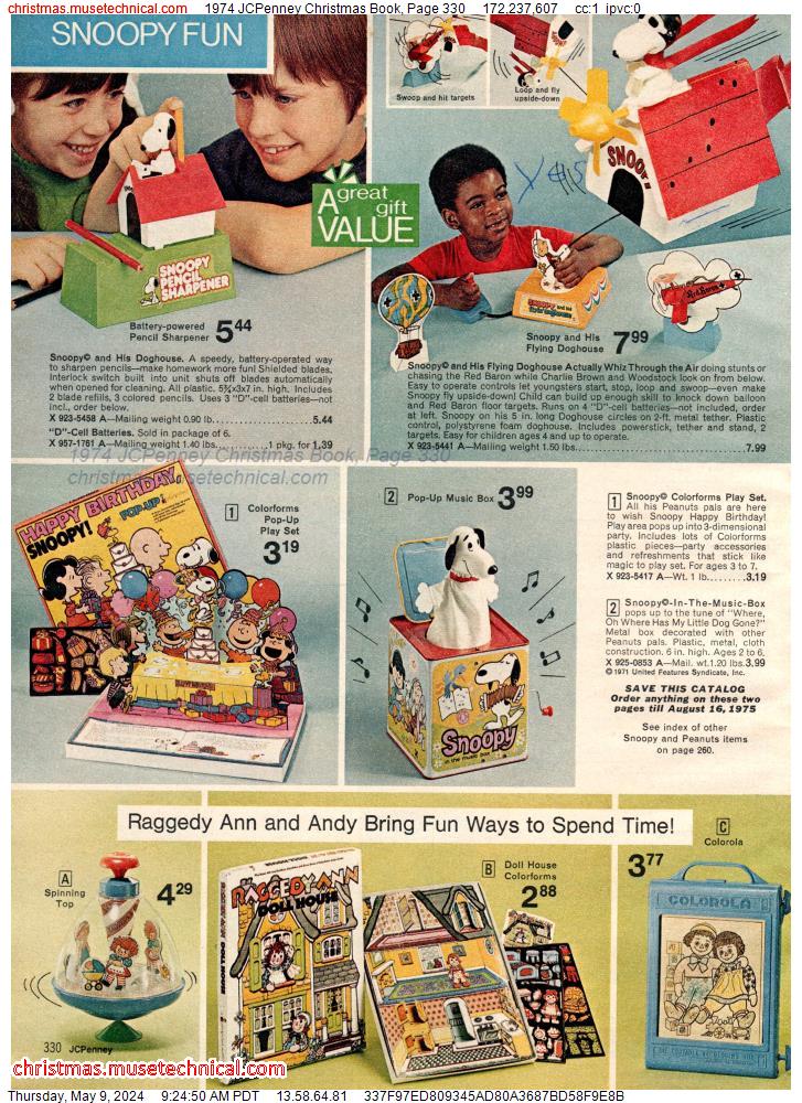1974 JCPenney Christmas Book, Page 330