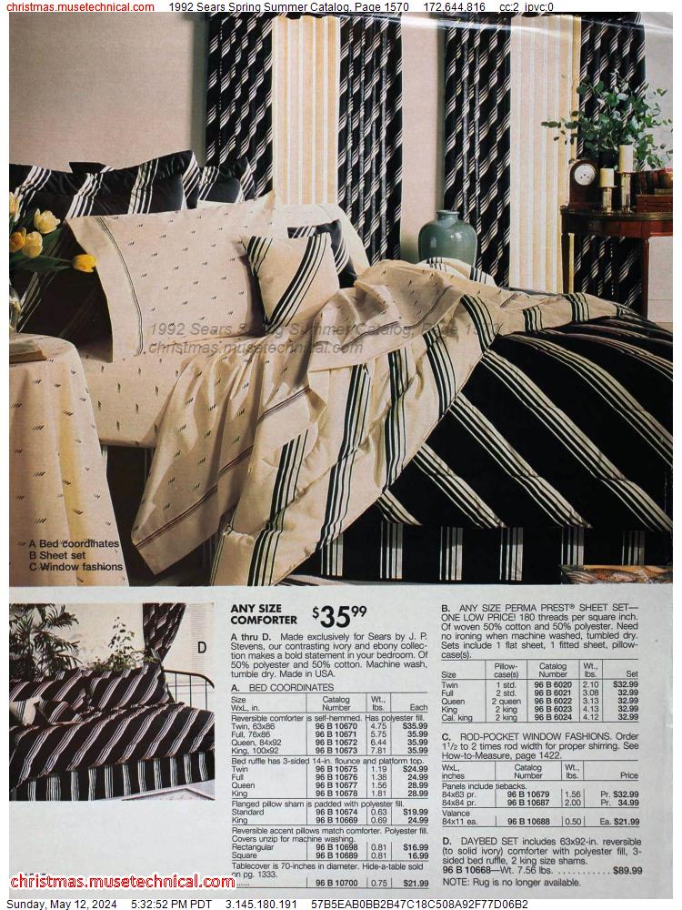 1992 Sears Spring Summer Catalog, Page 1570